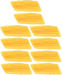 Hohopeti 10 Pçs Grampos De Cabelo De Plástico Para Decoração De Comida Fingir Comida Artificial Tofu Seco Plástico Fu Zhu Modelo De Comida Simulada Bastão De Coalhada Modelo De Festa