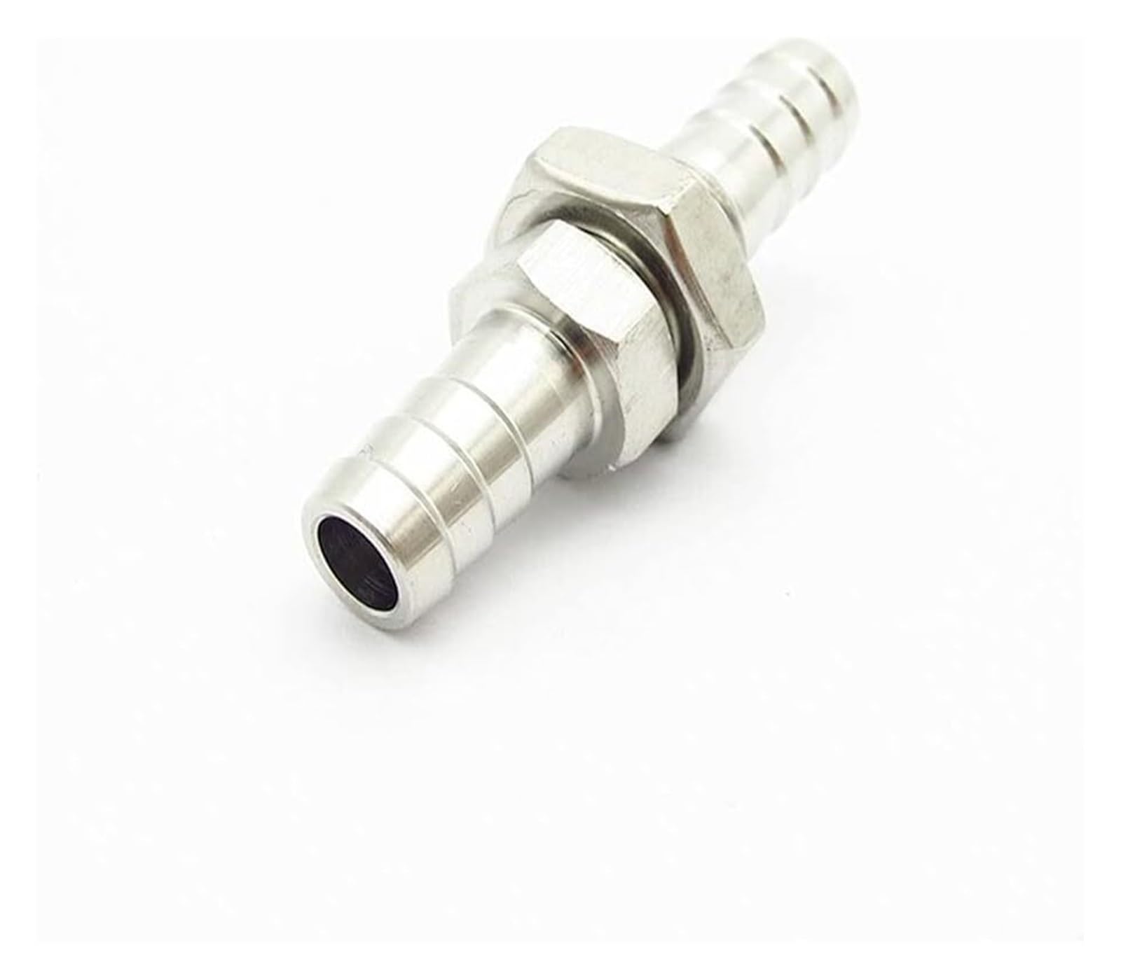 Conexión de agua, 1 pieza 4 mm, 6 mm, 8 mm, 10 mm, 12 mm, 14 mm, 16 mm, 19 mm, conector de mamparo con púas for manguera, adaptador de conectores de acoplador de instalación de tubería de tubo de púas