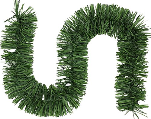 50 Foot Garland For Christmas Decorations - Non-Lit Soft Green Holiday Decor For Outdoor Or Indoor Use - Premium Quality Home Garden Artificial Greenery, Or Wedding Party Decorations (1, 50 Ft) #TOP1