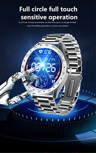 HQHOME Klassisch Fitness Armband, Smartwatch Wasserdicht IP68, Voller Touchscreen Farbbildschirm Aktivitätstracker Pulsuhren Pulsmesser Schrittzähler Uhr Smart Watch Fitness Uhr – Bild 3