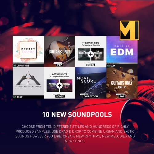 Samplitude Music Studio 2023 - The Complete Studio For Composing, Recording, Mixing And Mastering | Audio Software | Music Program | Windows 10/11 Pc | 1 License #TOP5