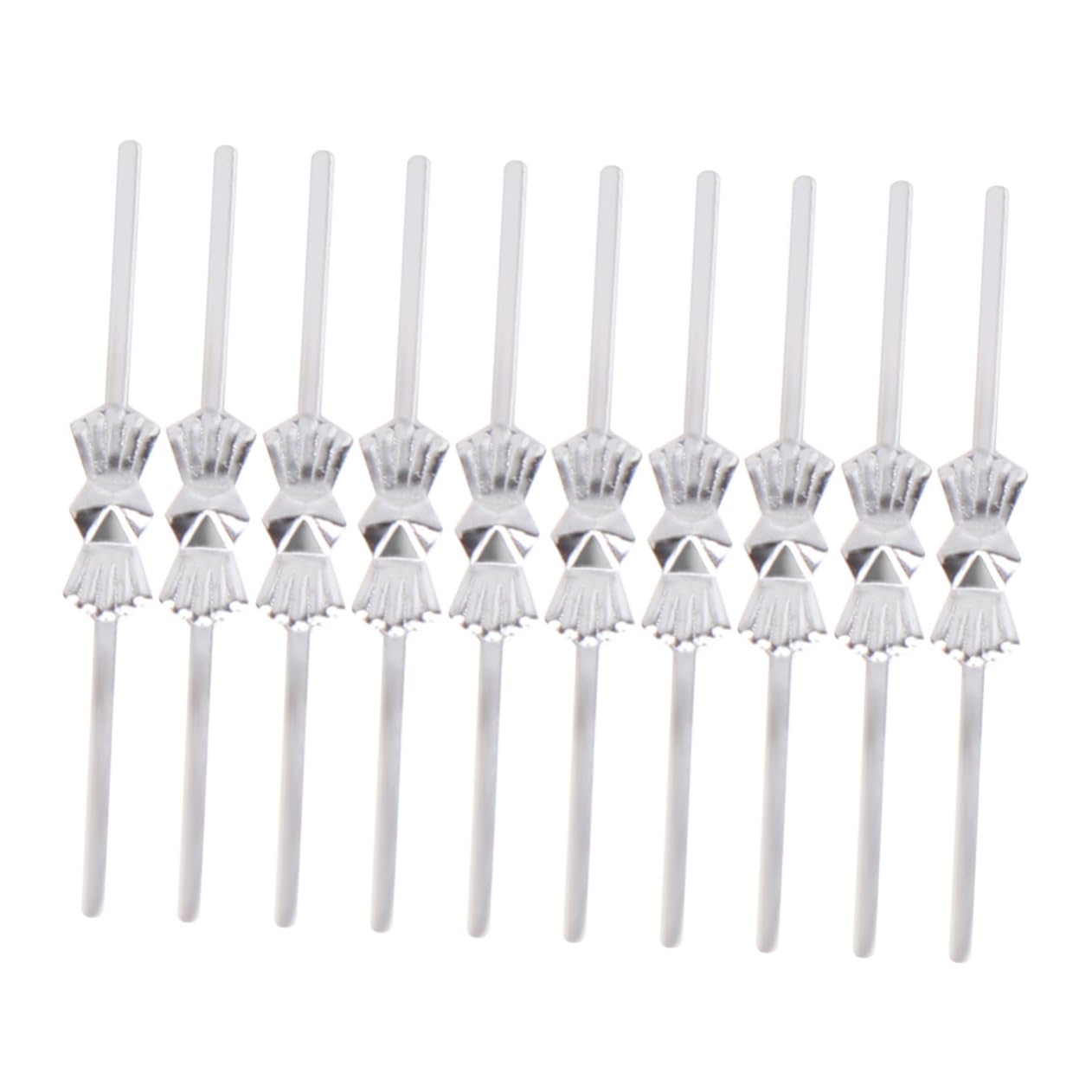 ULDIGI Hook for Hanging Shades 300pcs Bead Curtain Buckle Bead Curtain Accessories Blind Ball Chain Connector Silver