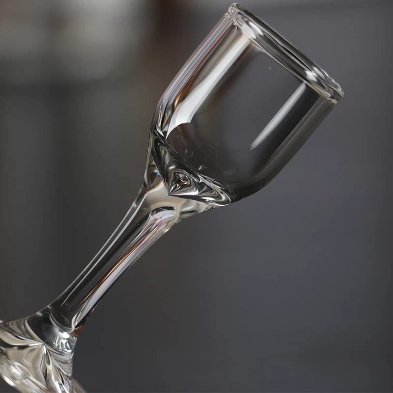 Set de 6 vasos mini soplados a mano 15ml miniatura 5
