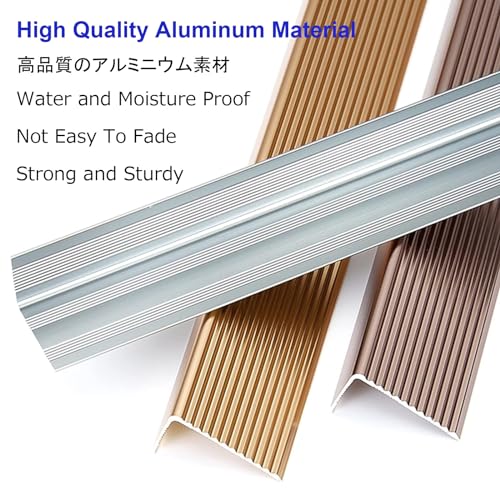 Nez de marche en aluminium LIYI929GP pour la protection élégante de vos escaliers