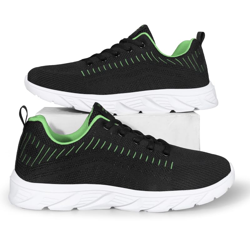 Image of Men Non-Slip Work Shoes Tennis Gym Sneakers Breathable Slip Resistant Lightweight and Comfortable for All-Day Wear Sports and Walking