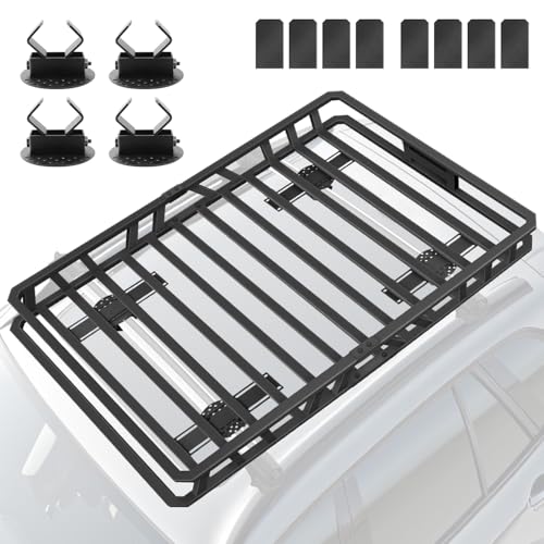 HUGEBO Roof Rack Cargo Basket,52