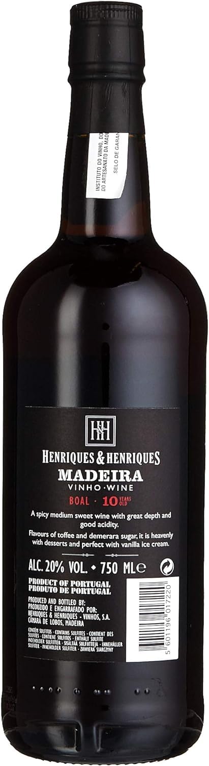 Henriques und Henriques Madeira Boal Aged 10 Years 20Prozent vol. (1 x 0.75 l)