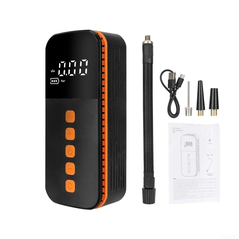 Gonfiatore Elettrico Ricaricabile USB-C Schermo LED