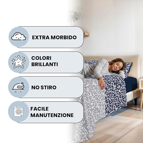 Draps Made in Italy Wild en microfibre de qualité supérieure