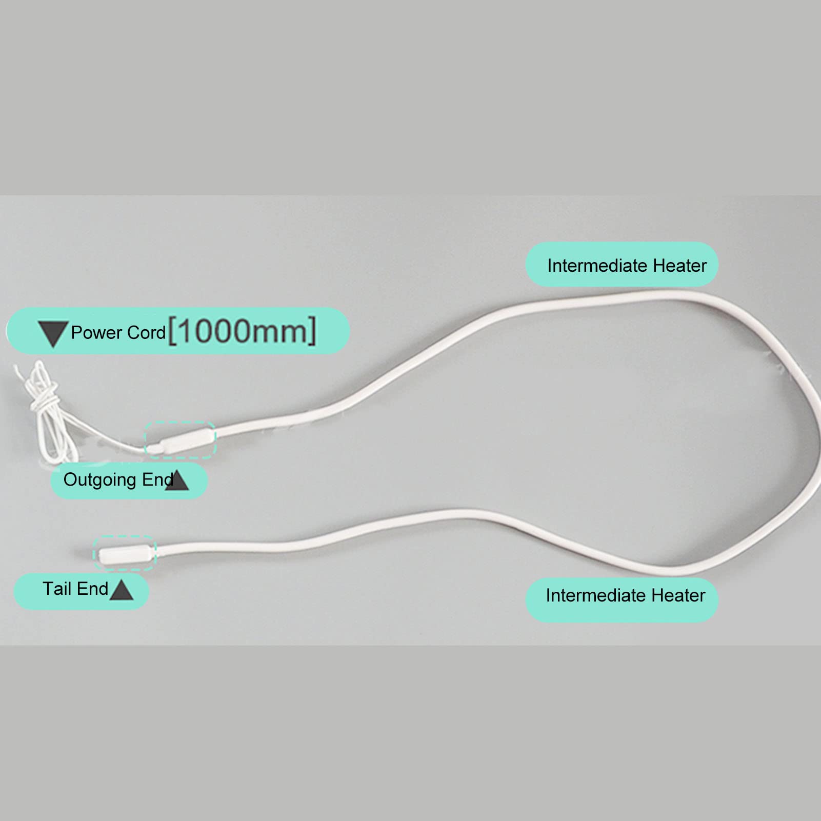 Omabeta Self Regulating Heat Trace Cable, 40W Pipe Heat Cable Water Freeze Protection - Image 2