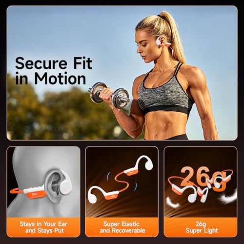 esonstyle Bluetooth 6.0 IPX7 Waterproof Bone Conduction Headphones - image 4