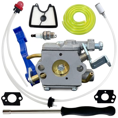 Ruixing OEM 125B Carburetor for Husqvarna 125B 125BV 125BVX 125BX Leaf Blower Parts Replace 590460102 545081811 Zama C1Q-W37 Carb with 545112101 Air Filter 581798001 Fuel Line Kit