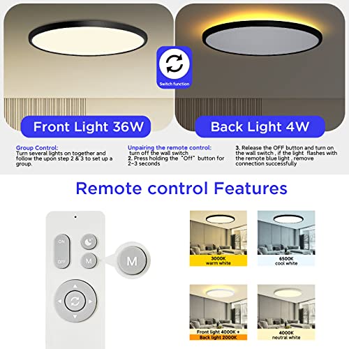 Smart Ceiling Light with Music Speaker
