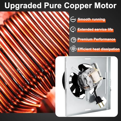 Image of 688-K /688-J /688-H 50CFM Fan, S97012026 696N-R02 B Unit Fan Assembly for Nutone Broan 688K, 688J, 688H, 663H, 688-G, 663-H, 688G, 663G, 663J, Bathroom Fan Motor Replacement 695-R02 B, 695-R03 B Unit.