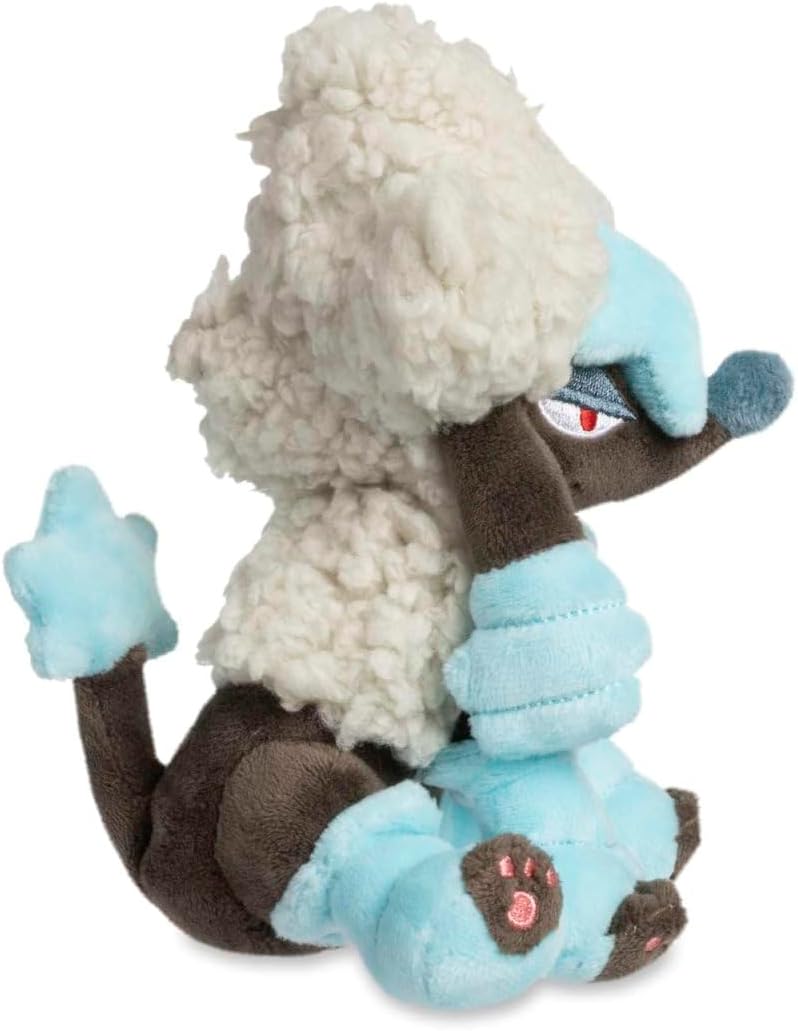 Pokémon Center: Furfrou (Star Trim) Sitting Cuties Plush, 6 ¼ Inch