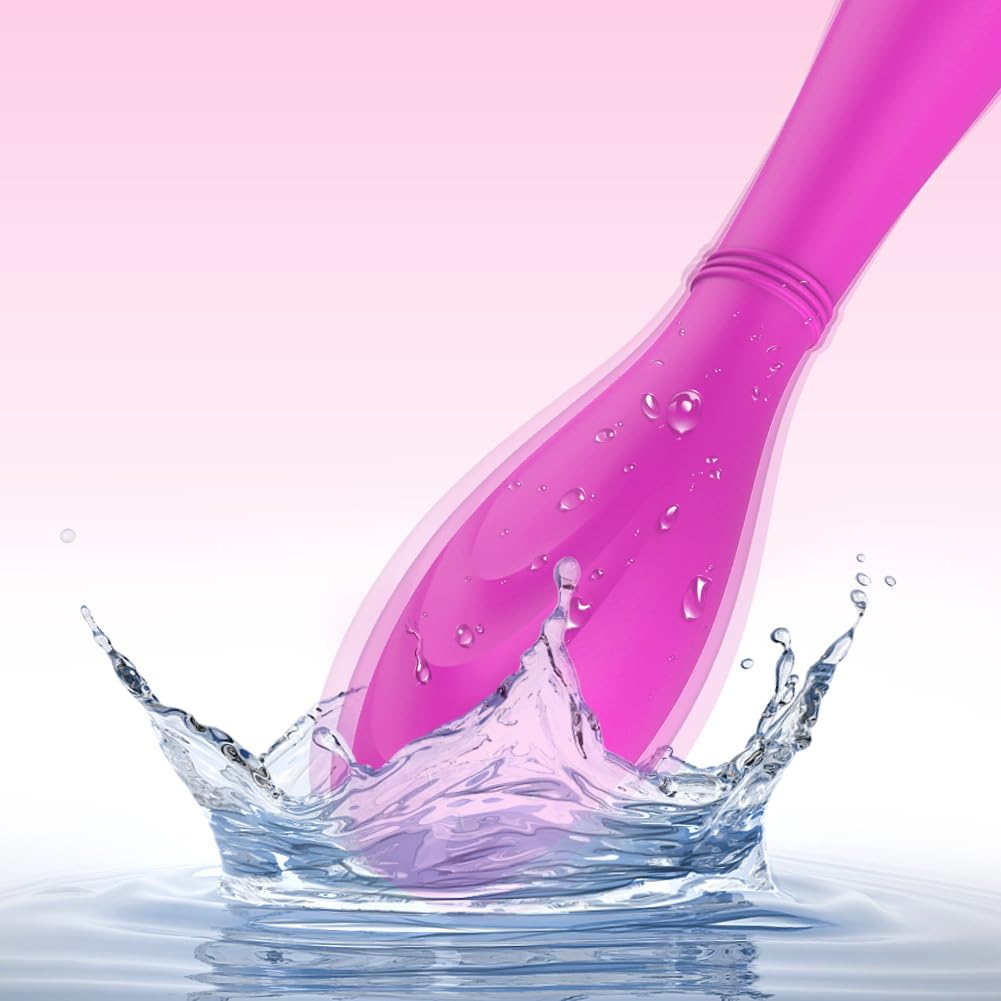 Vibratore di coppia vibratori partner, vibratori di coppia doppio dildo per lei clitoride e punto G stimolatore silicone coppia vibratore giocattolo del sesso con 7 modalità di vibrazione