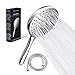 Price comparison product image SparkPod High Pressure Handheld Shower Head with Hose - Large Face 6 Inch Rain Shower with Extra Long Hose 6 Feet - Luxury Design - 1 Min Installation (Chrome)