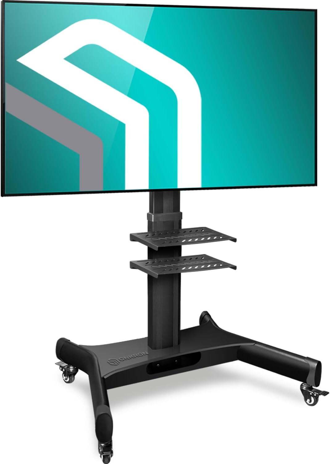 ONKRON Mobile TV Stand with Wheels for 3265 Inch Flat