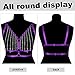 Women's Body Harness Bra Plus Size Metal Chain Hollow Bra Punk Gothic Halloween Carnival Party Dance Fashion Costume (Purple)