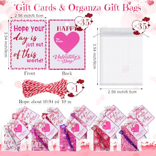 Articles de papeterie pour la Saint-Valentin avec stylos bille cœur et mini carnets de notes