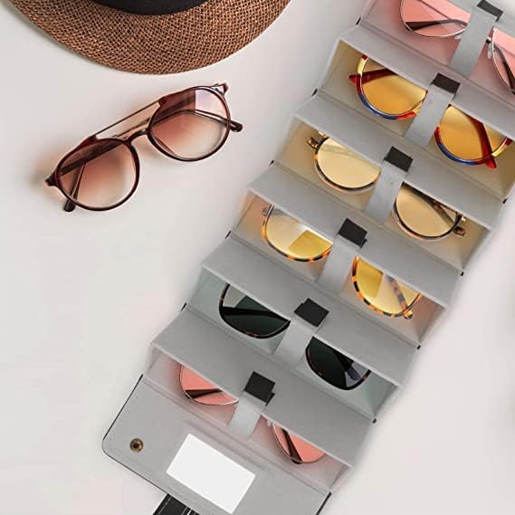 Image of CBEX Adjustable Tint Round Sunglasses for Unisex, 1-9 Gear Adjustable Polarization with ND Filter Stylish Sunglasses