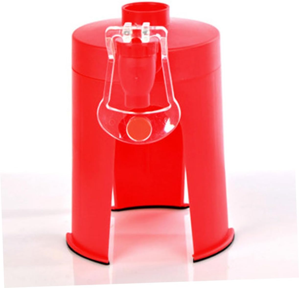 PRETYZOOM 2pcs Creative Soda Water Drink Dispenser Faucet Food-grade Desktop Beverage Device for Home Use Invert and Serve Carbonated Drinks Effortlessly Red