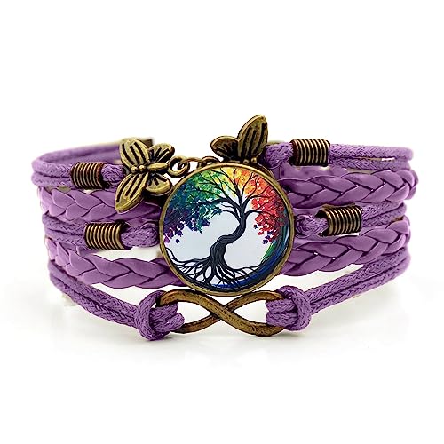 Image of Boho Sunflower Gifts Sunflower Leather Bohemian Bracelet Birthday Gifts for Women Teens Granddaughter Wife Daughter Mom Friendship Bracelets for Her