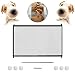 70.9"x28.3"Magic Gate for Dogs, Pet Gate,Magic Gate Portable Folding mesh gate Safe Guard Isolated Gauze Indoor and Outdoor Safety Gate Install Anywhere for Dogs