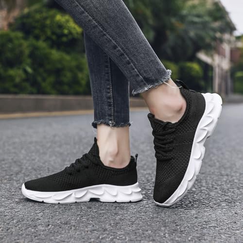 Image of FUJEAK Men Running Shoes Men Casual Breathable Walking Shoes Sport Athletic Sneakers Gym Tennis Slip On Comfortable Lightweight Shoes