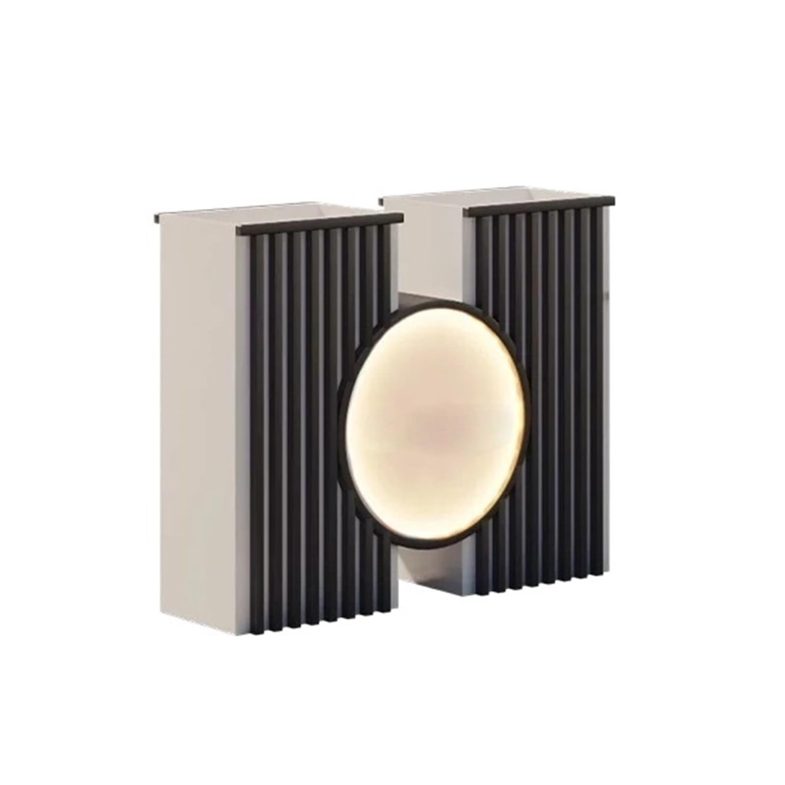 Xumh2024-3 raised planter Solar Light Planter Box Partition Flower Trough