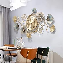Golden Moments The Regal Wall Clock Wall Hanging Art for Home/Living Spaces/Living Room/Bedroom/Hall/Dining Hall [Size 37x2 21 inch] (Classic)