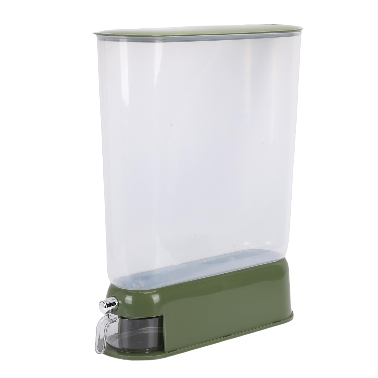 Dispensador de Arroz, Contenedor de Almacenamiento de Alimentos Secos, Transparente, Delgado, Sellado, 22 Libras, Contenedor de Granos para Despensa, Organización de la Cocina del Hogar