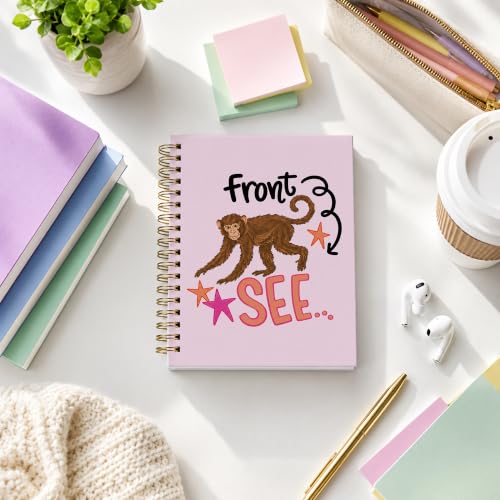 Notebook Rusenbao 777-ZSNB-Monky carnet de notes ligné format A5 souple - 2