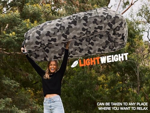 WEKAPO-Inflatable-Lounger-Air-Sofa-Hammock-PortableWater-Proof-Anti-Air-Leaking-Design-Ideal-Couch-for-Backyard-Lakeside-Beach-Traveling-Camping-Picnics-Music-Festivals-Camouflage