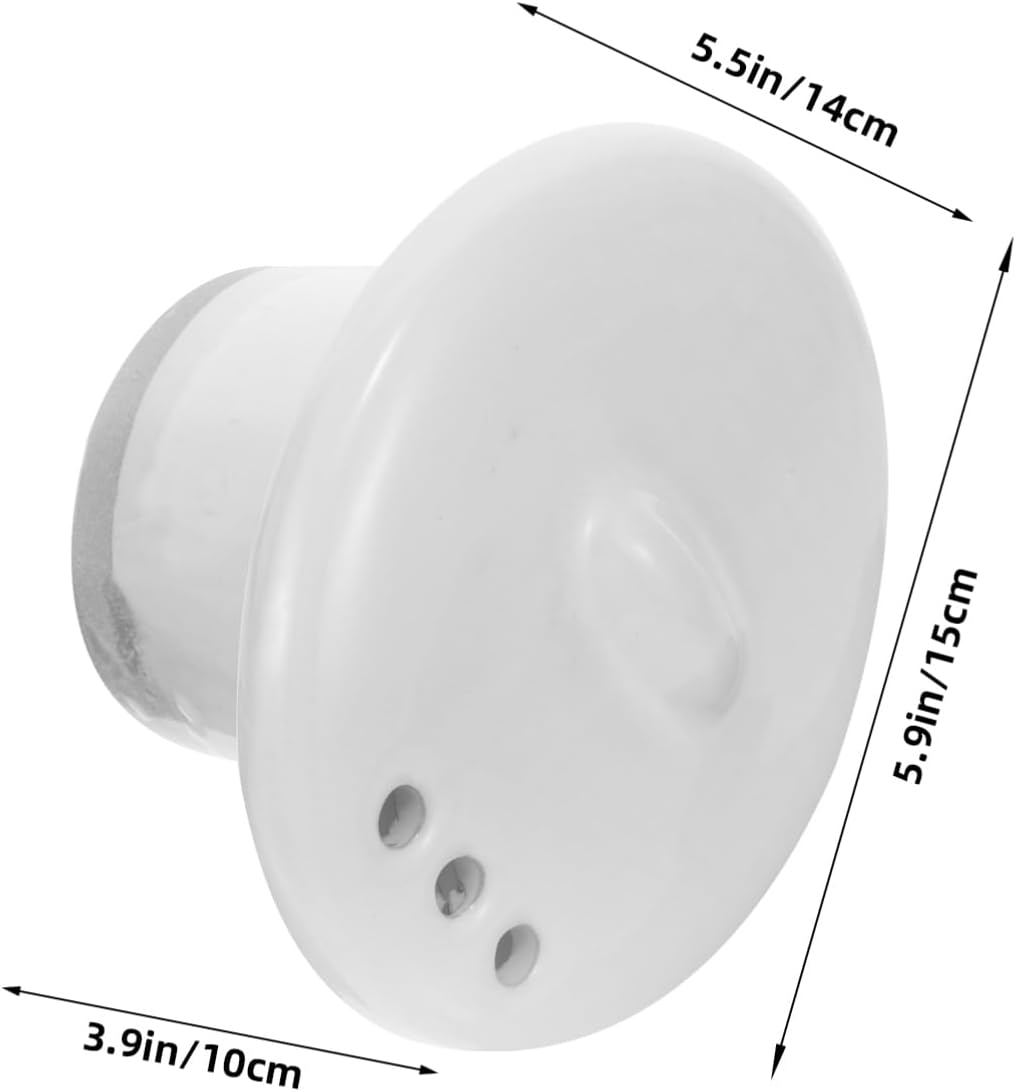 LIFKOME Ceramic Urinal Strainer Plug Urinal Stopper for Men's Bathroom Easy Installation Non-Splash Design