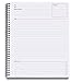 Side-Bound Guided Business Notebook, Linen, Meeting Notes, 8 7/8 X 11, 80 Sheets, Total 3 CT