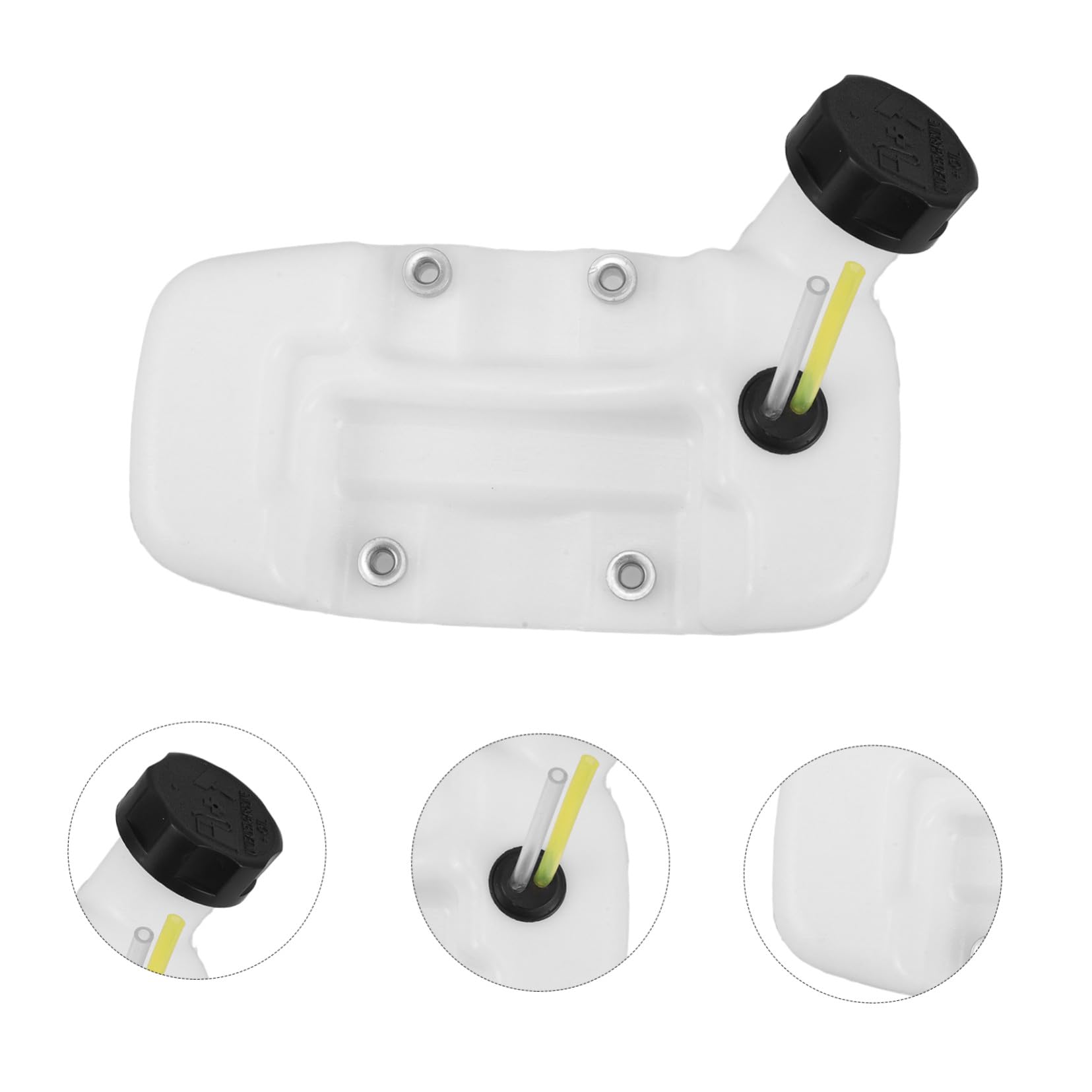 SUPVOX Serbatoio di Plastica per Decespugliatore Bianco, Contenitore Olio Versatile e Resistente per Attrezzi da Giardino, Adatto per Applicazioni Agricole
