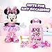 Disney Junior Minnie Mouse Fabulous Fashion Ballerina Doll, 13-piece Doll and Accessories Set, Kids Toys for Ages 3 Up by Just Play
