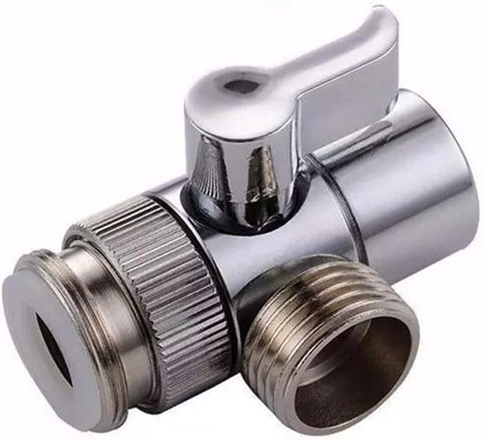 Copper 3-Way Diverter Valve for Kitchen Bidet and Supplies Basin Replacement Faucet Bathroom Part Accessories