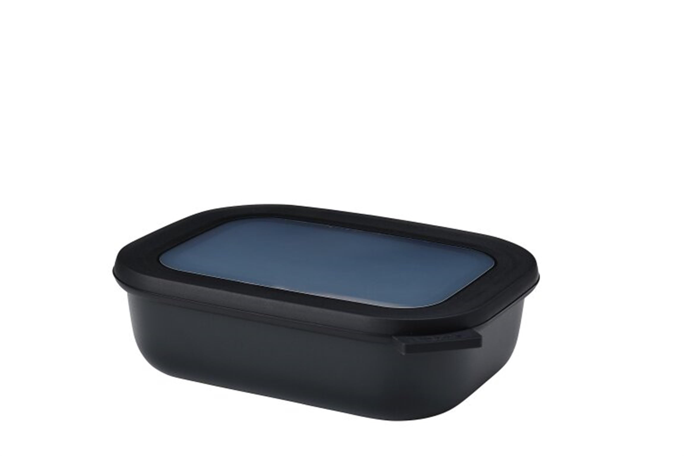 Mepal Rosti 998244 Circular Rectangular Storage Container, 33.8 fl oz (1,000 ml), Nordic Black