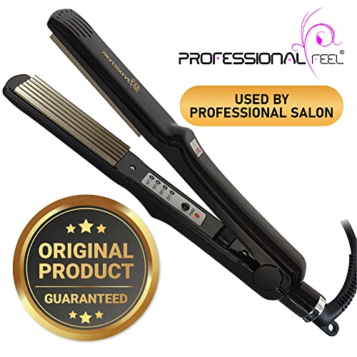 Image of Proefssional Hair Crimper For Women Electric 4X Protection Crimp & Style (Hair Crimping Without Damage)