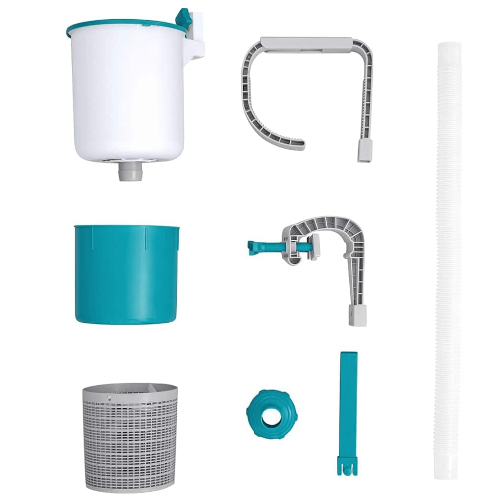 Écumeur de Surface pour Piscine Hors Sol Bestway Flowclear 58233, aspirateur Flottant Manuel, Panier Filtre, Nettoyage Facile, Compatible Pompes de 2006 L/h ou Plus
