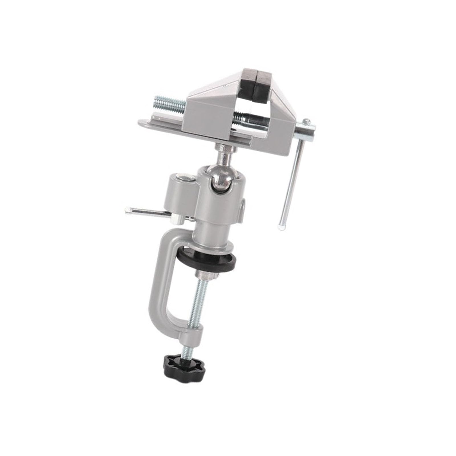 Kaccde Light Compact Tabletop Work Clamp Made From Robust Aluminum Alloy Excellent For Handcrafts And Small Workshop Uses Jewelry Making & Woodworking Vise