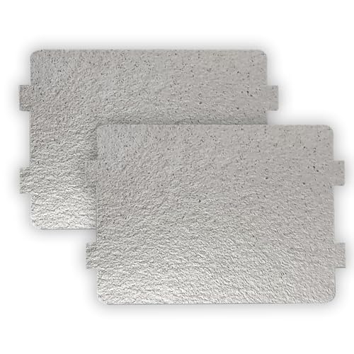 2 Stück Set Universal Mikrowellen Glimmerplatten, Hochtemperaturbeständige Reparaturteile für Hauptküchen-Mikrowellen, Schutz vor Öl & Wasser, Geeignet für Haushaltsgeräte,Mikrowelle