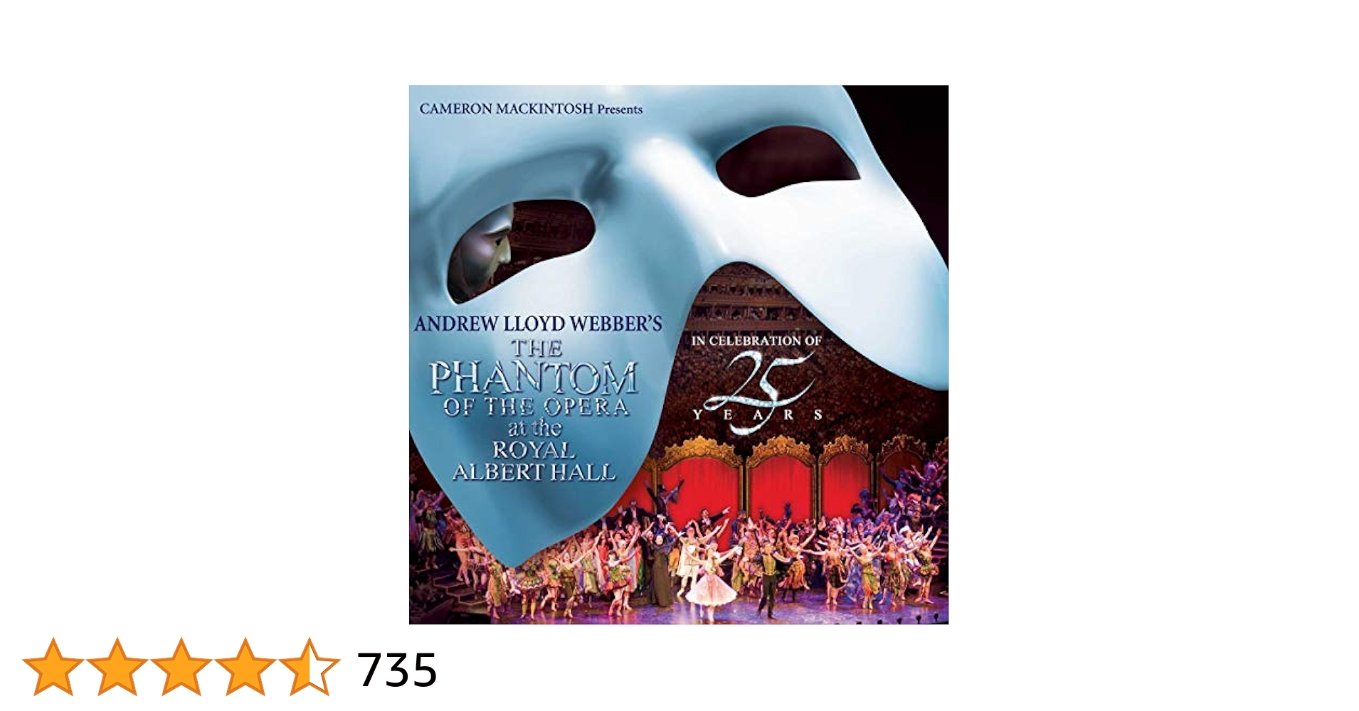 Amazon.co.jp: The Phantom of the Opera at the Royal Albert
