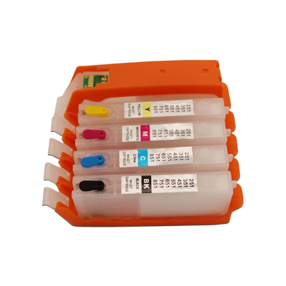 Jeu de Cartouches d'encre compatibles PGI-250 CLI-251, pour imprimantes MG5420 MG6320 iP7220 MX722 MX922 MG5520 MG6420 MG7120 iX6820 iP8720
