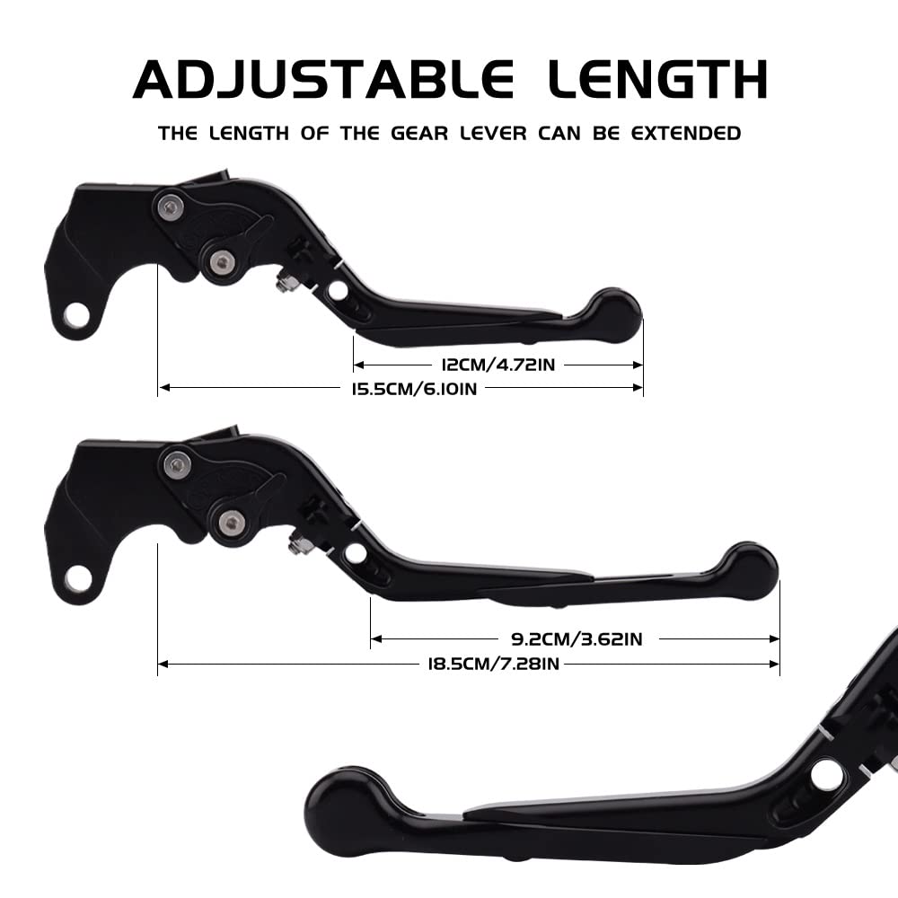 Leviers D’embrayage Frein Moto Pour WR125 X R WR125X WR125R 2009-2016 Extensible(N)