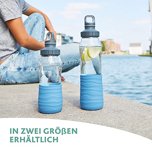 EMSA DRINK2GO Glas Trinkflasche 0,5 L, spülmaschinenfest – Ansicht 9
