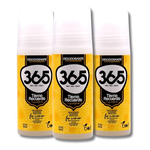 Boe 365 Tierno Recuerdo Desodorante Antitranspirante para Mujer 3 oz Pack 3