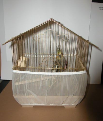 Sheer Guard Bird Cage Skirts - Size Large (White)